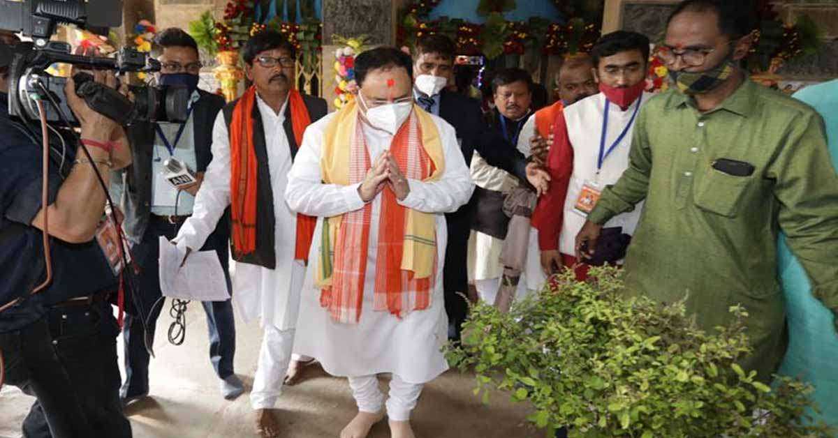 पश्चिम बंगाल में बोले नड्डा :ममता का जाना निश्चित,भाजपा का आना तय